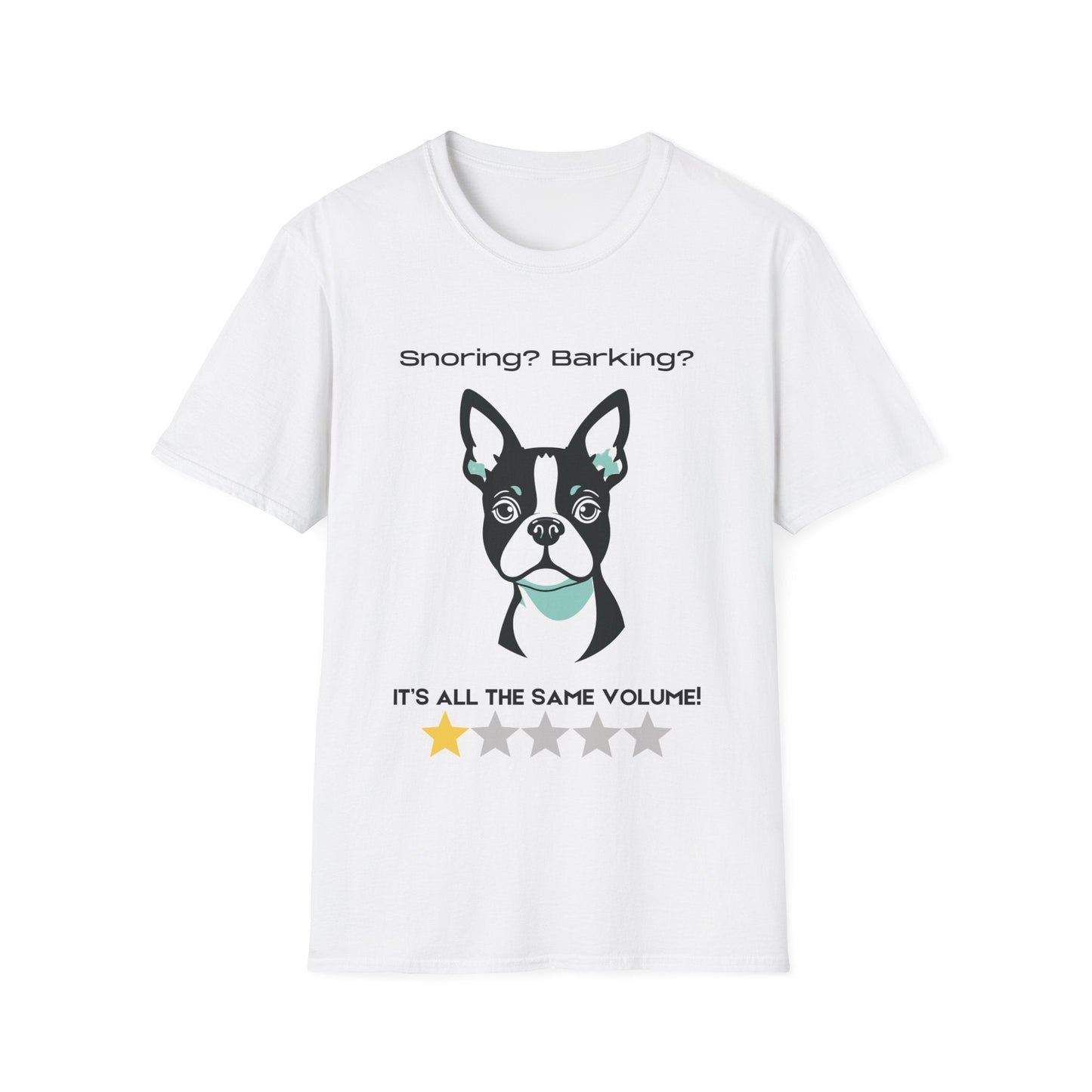 One Star Boston Terrier Review T-Shirt