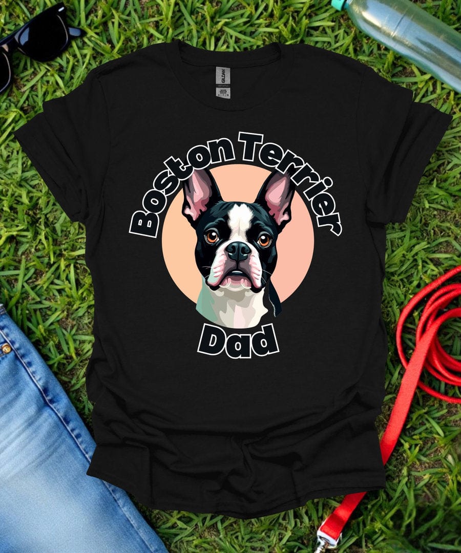 Boston Terrier Dad T-Shirt