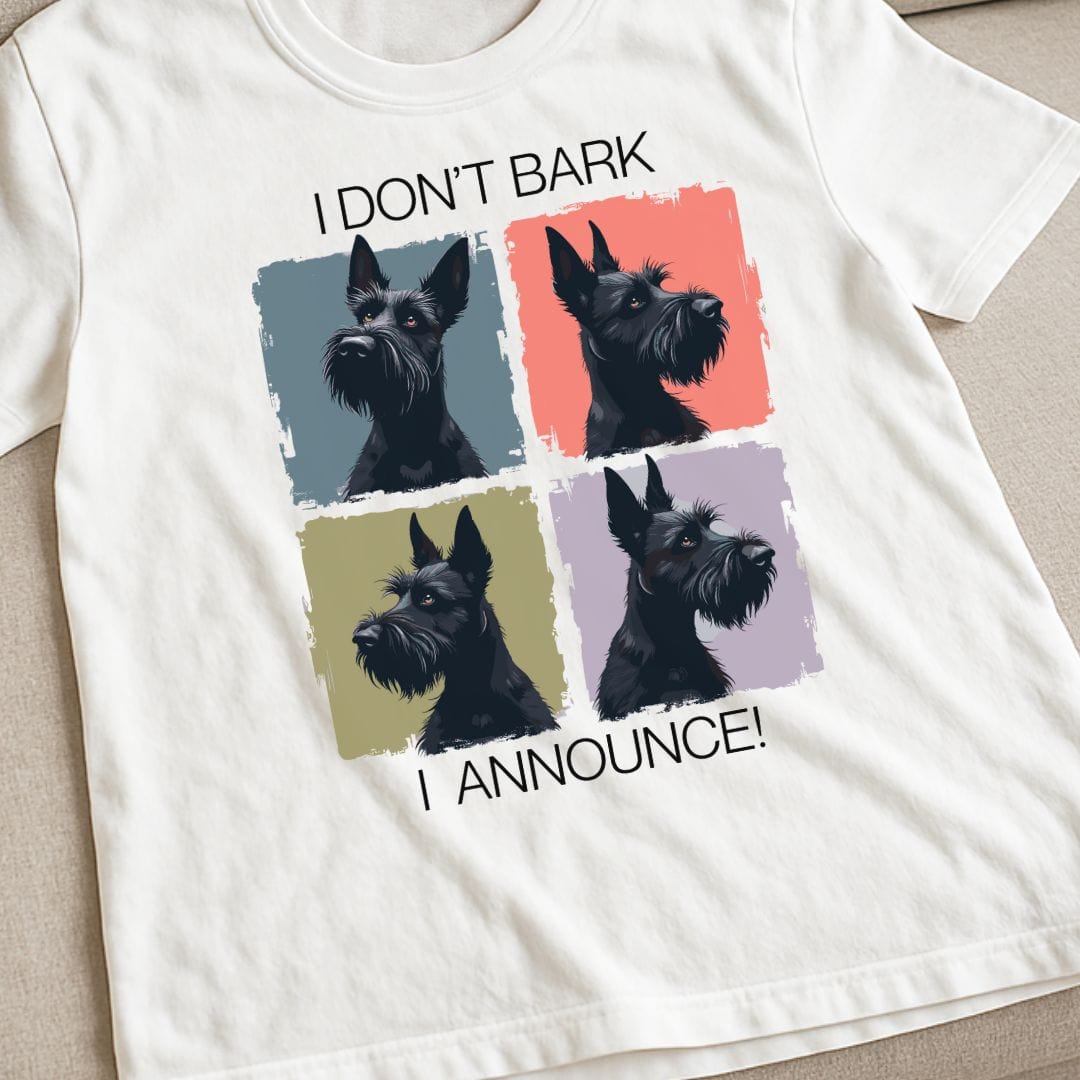 I Don't Bark Scottish Terrier T-Shirt