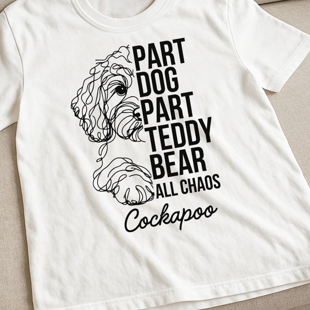 Part Dog Part Teddy Bear Cockapoo T-Shirt