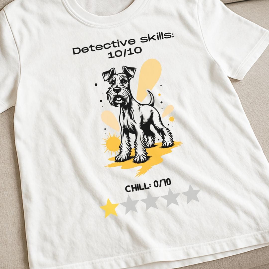 One Star Mini Schnauzer Review T-Shirt