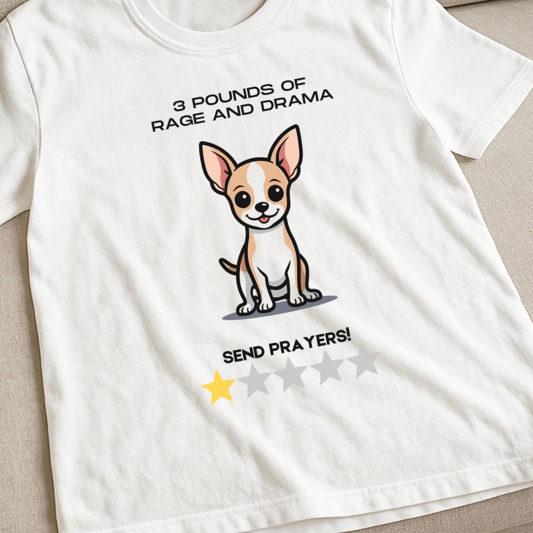 One Star Chihuahua Review T-Shirt