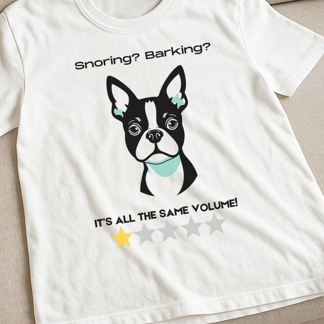 One Star Boston Terrier Review T-Shirt