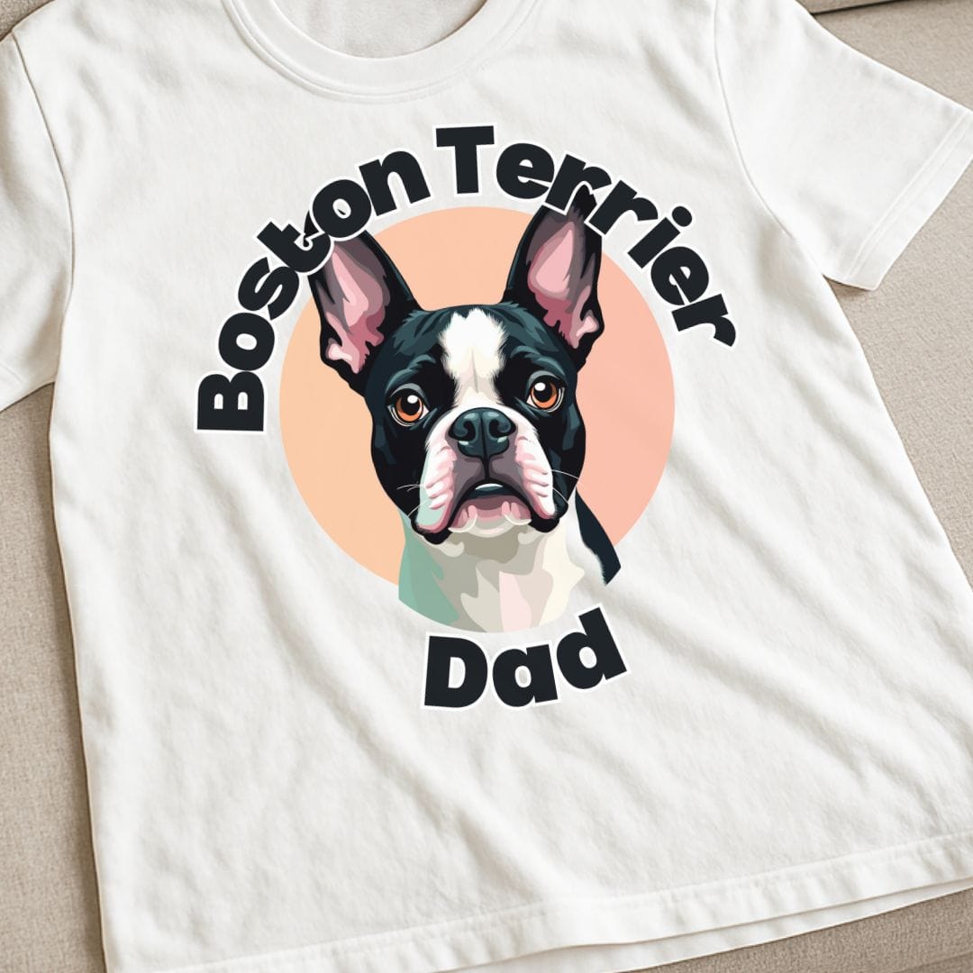 Boston Terrier Dad T-Shirt