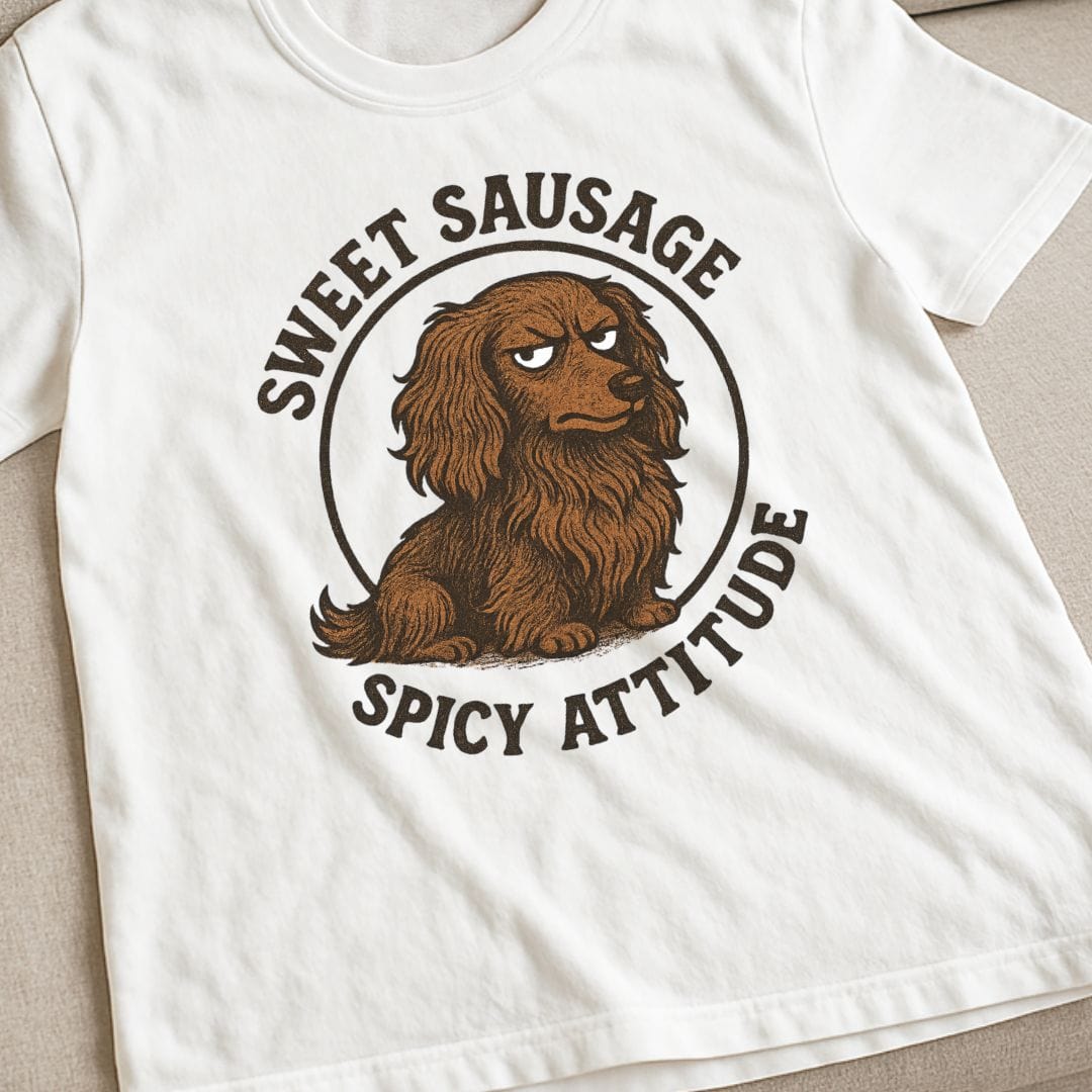 Spicy Dachshund (Long haired) T-Shirt