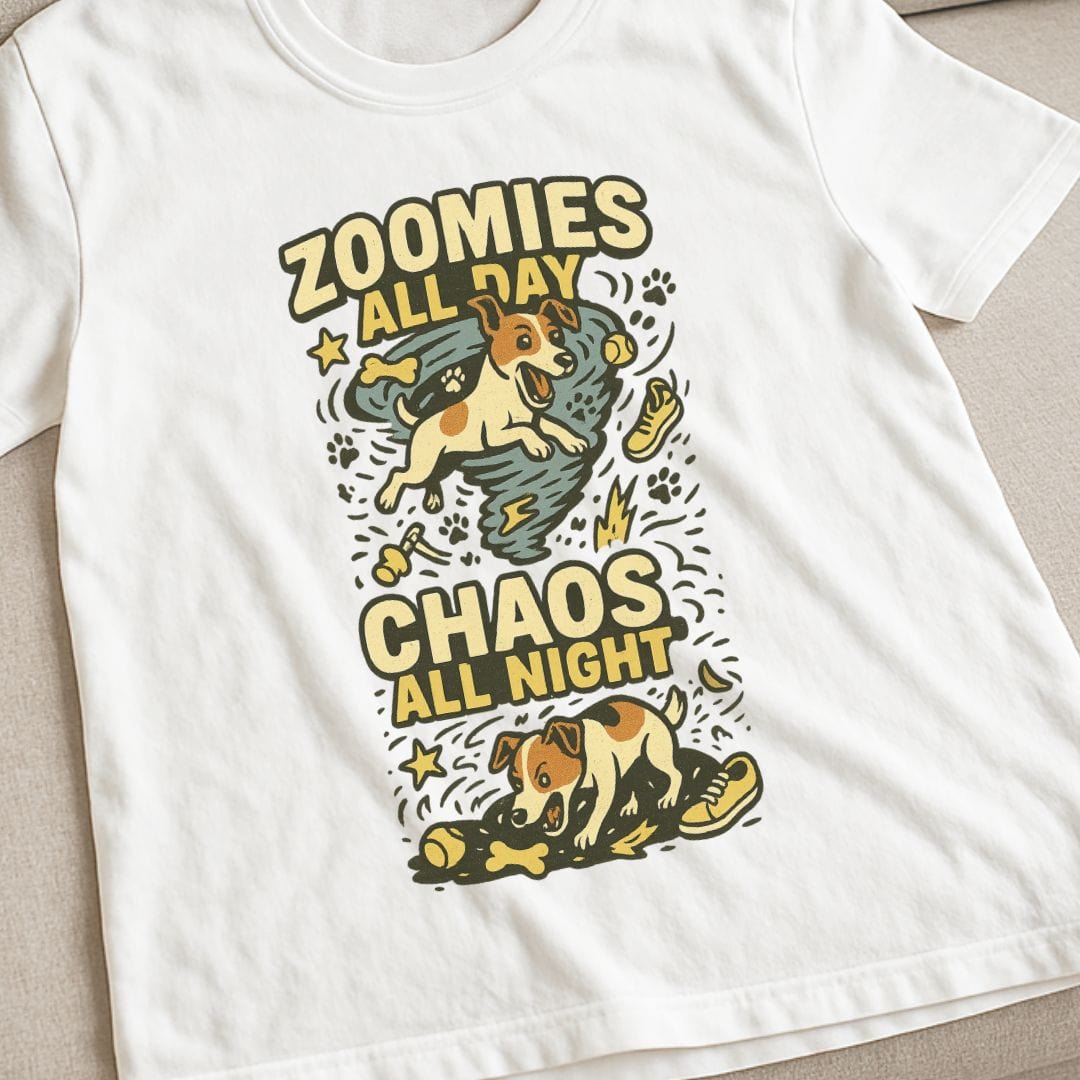Jack Russell Zoomies All Day T-Shirt