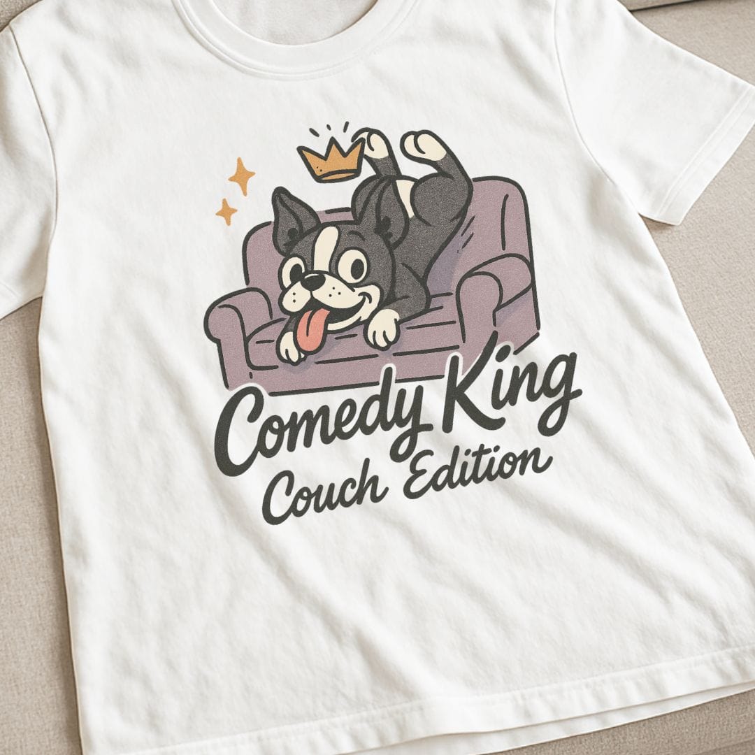 Frenchie Comedy King T-Shirt