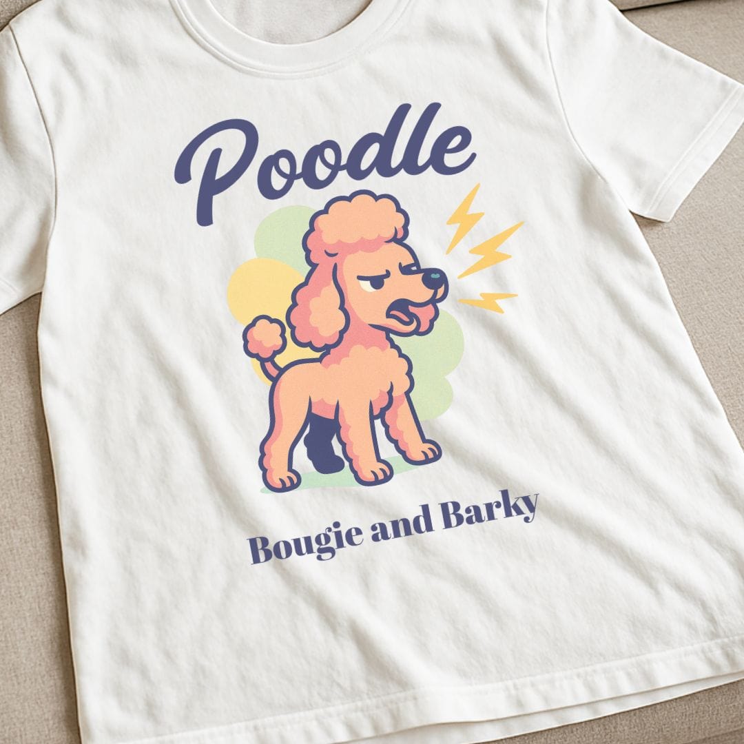 Barky Poodle T-Shirt
