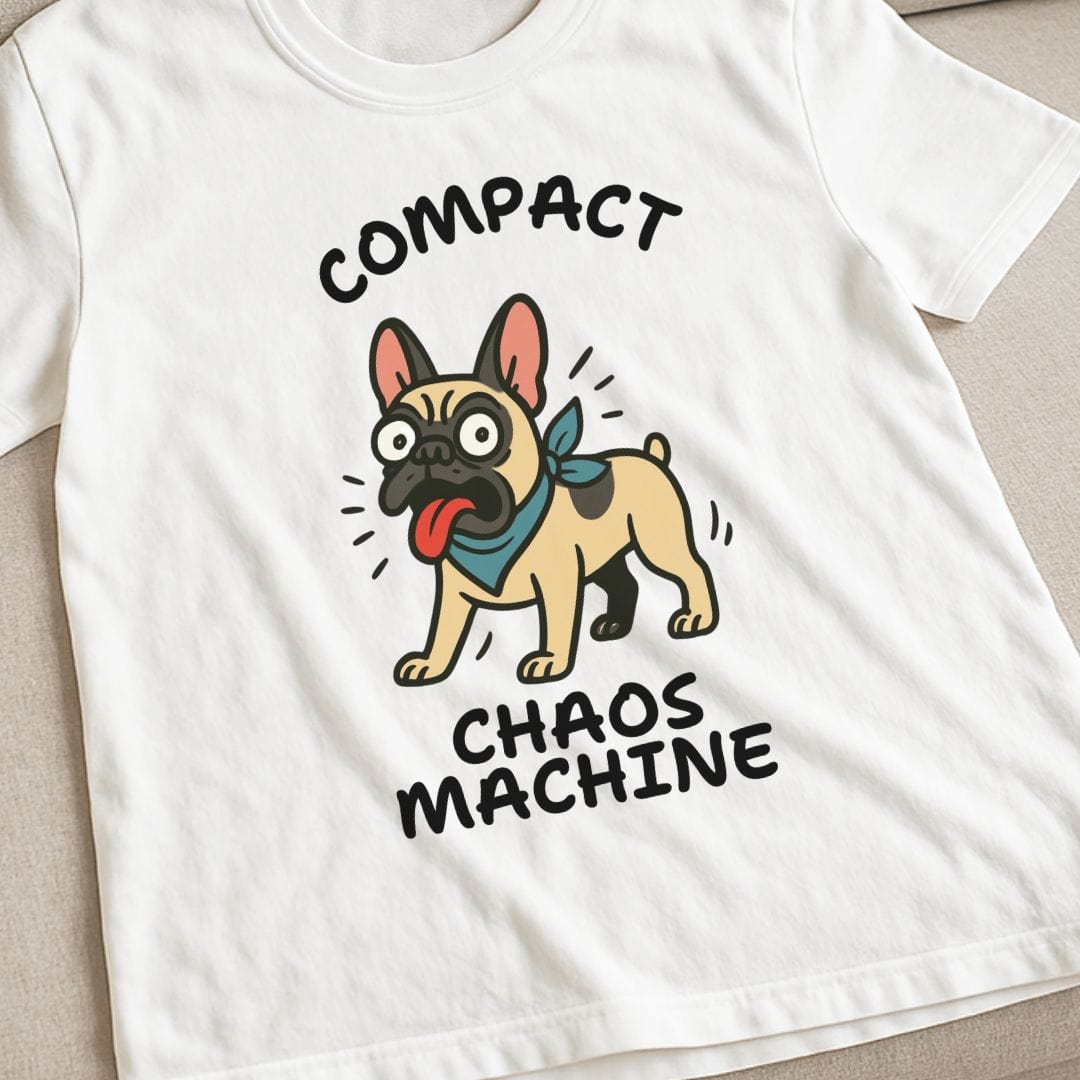 Frenchie Chaos Machine T-Shirt