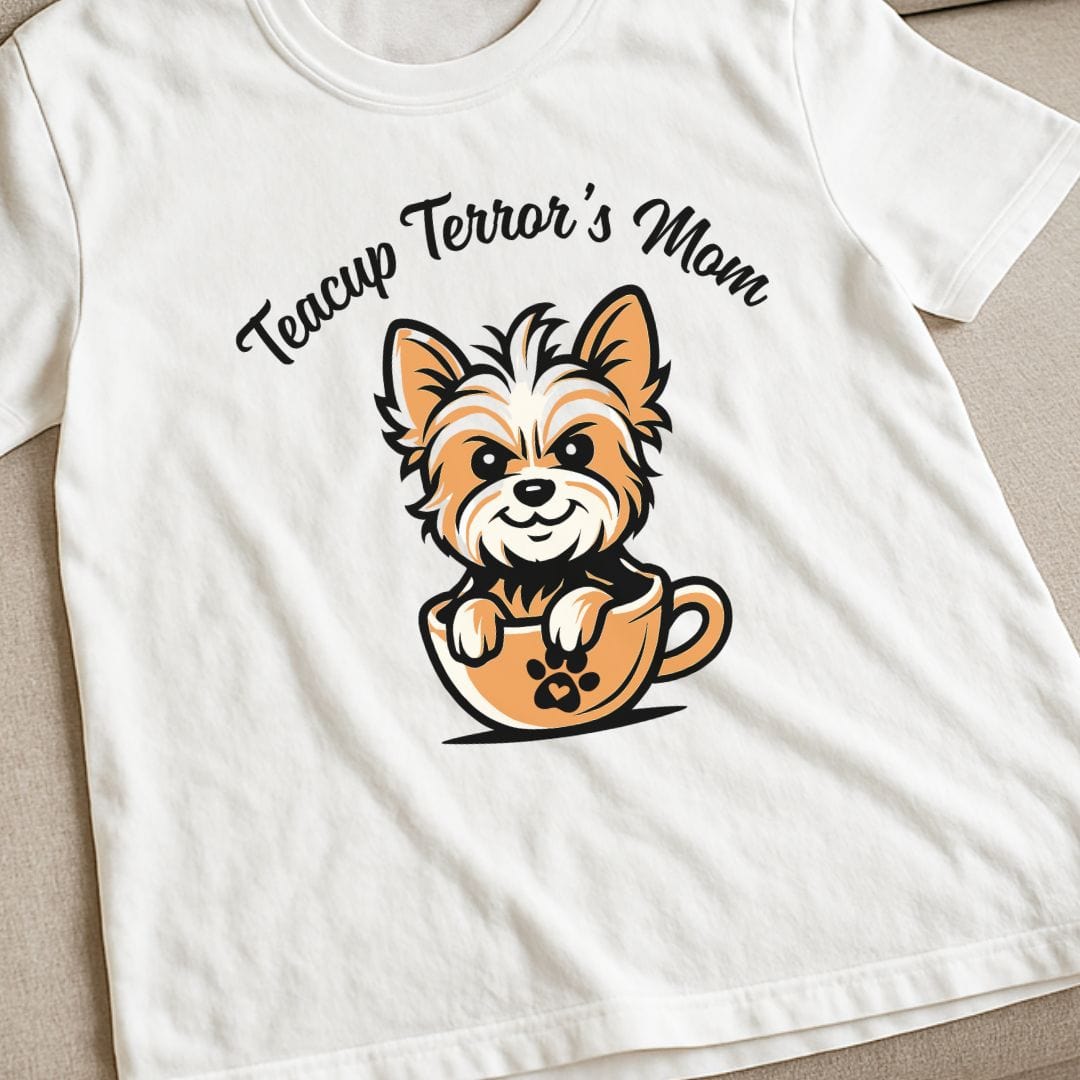 Teacup Terror Mom T-Shirt