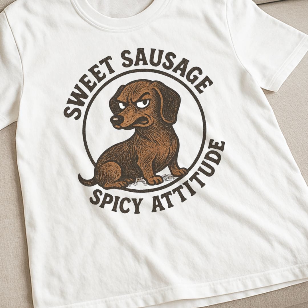 Dachshund Attitude (Short haired) T-Shirt