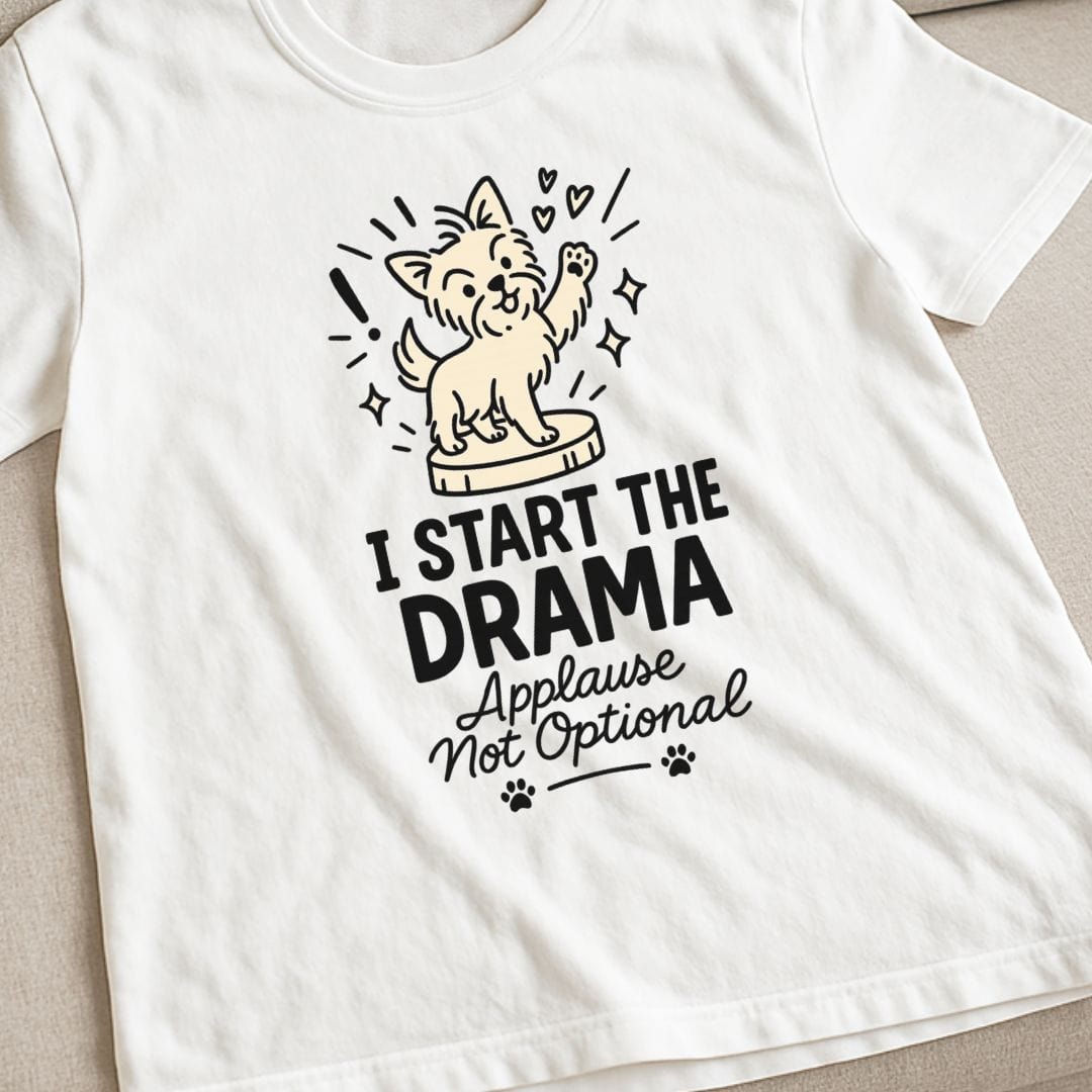 Yorkie Drama T-Shirt