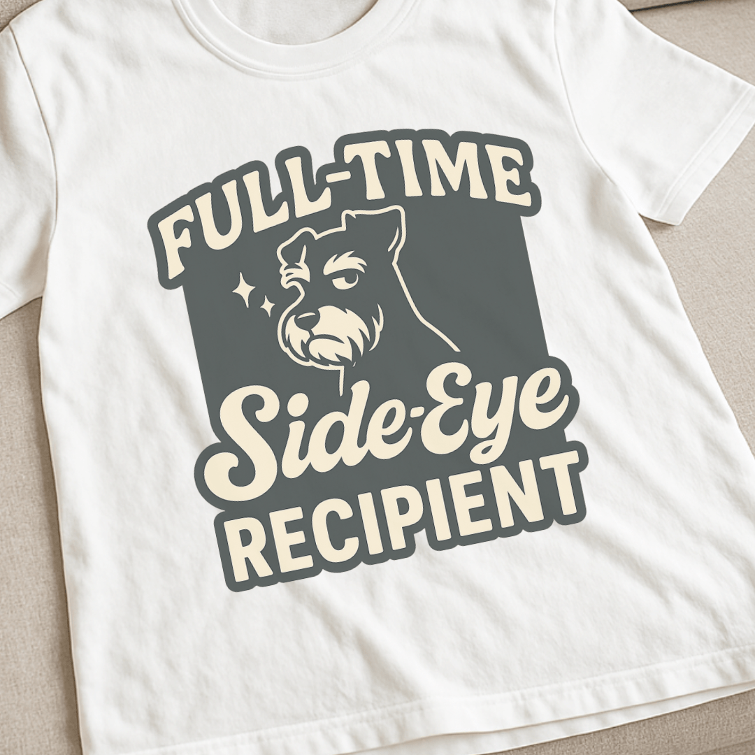 Schnauzer Side Eye T-Shirt