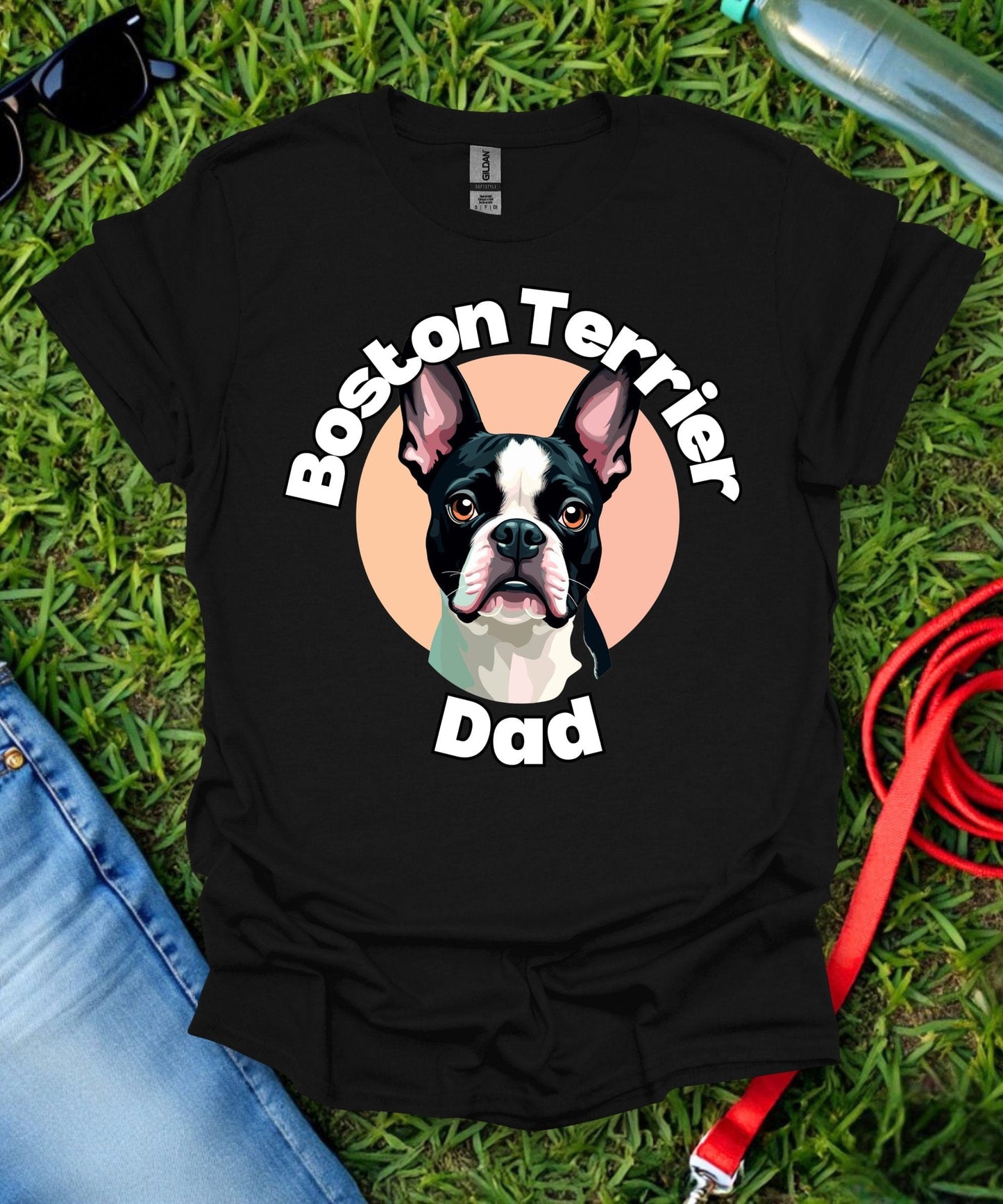Boston Terrier Dad T-Shirt