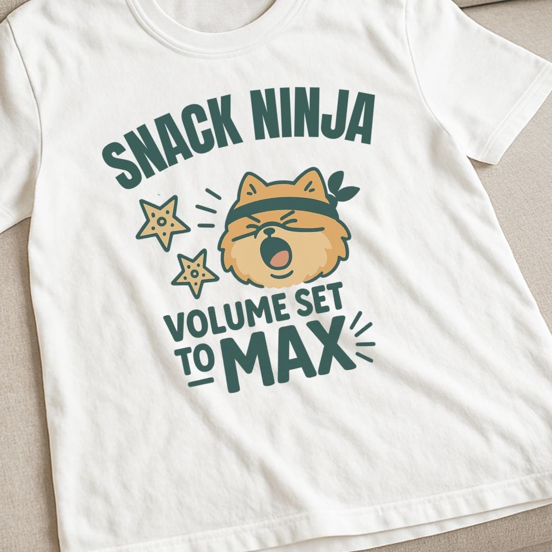 Pomeranian Snack Ninja T-Shirt