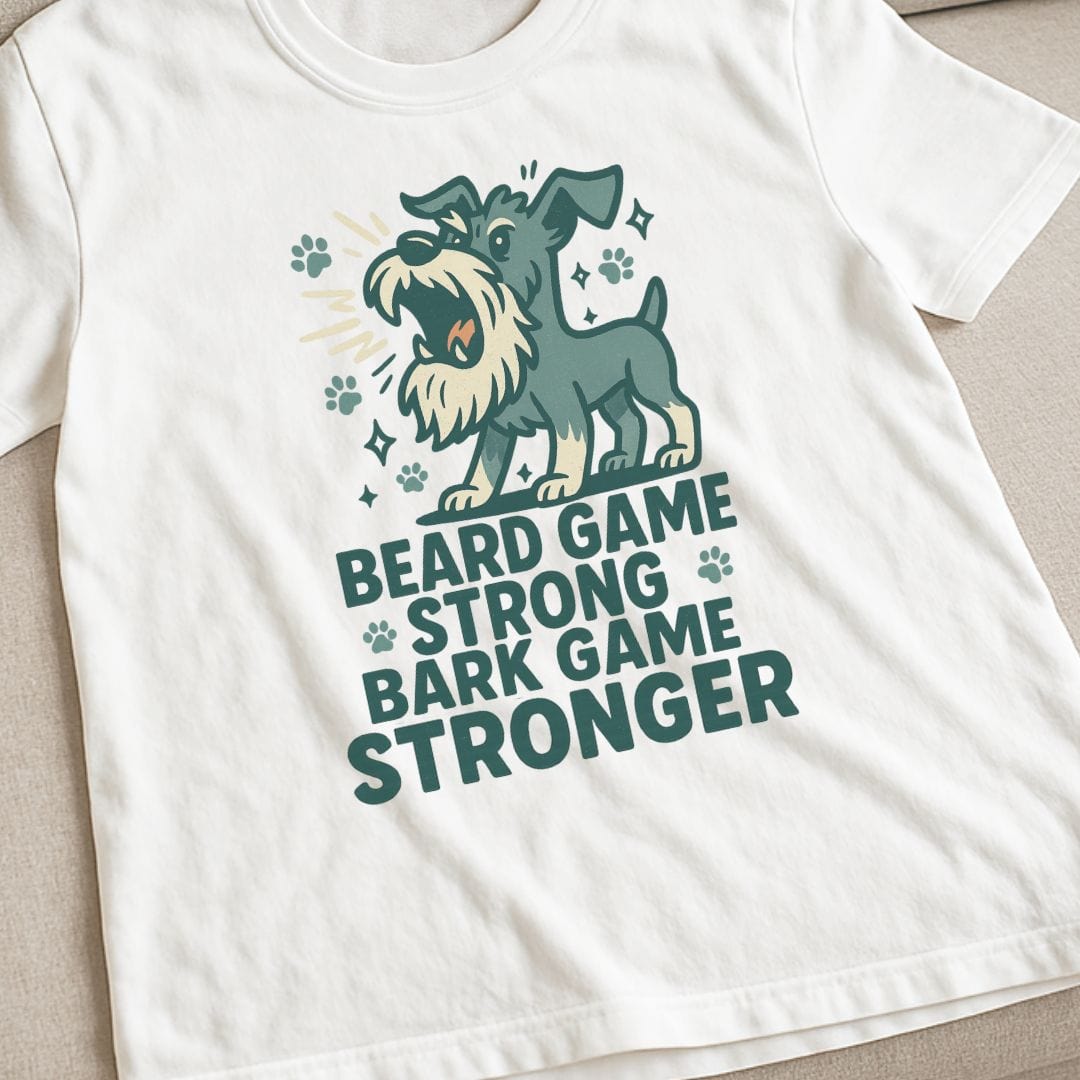 Schnauzer Bark Game T-Shirt