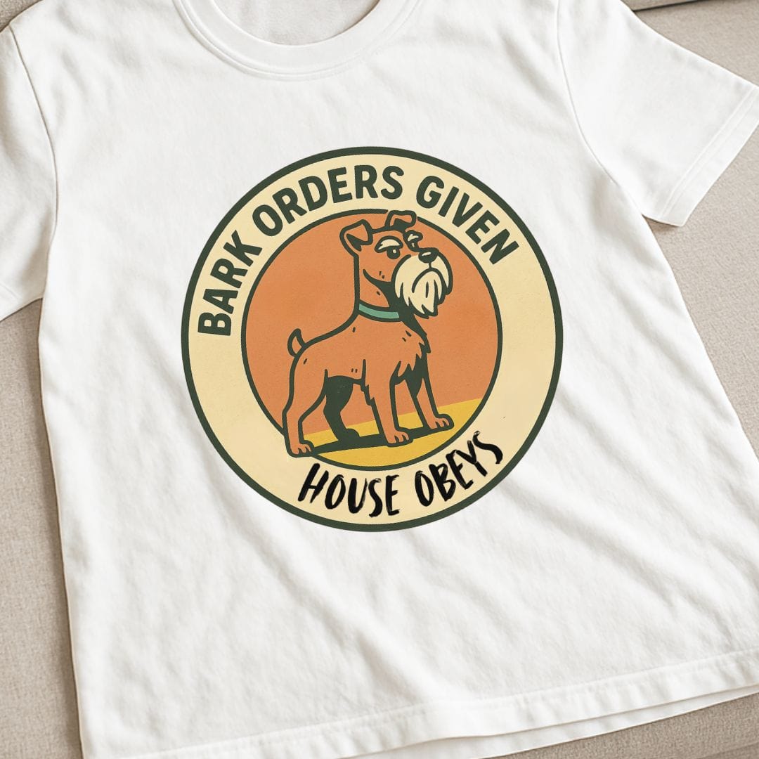 Schnauzer Bark Orders T-Shirt
