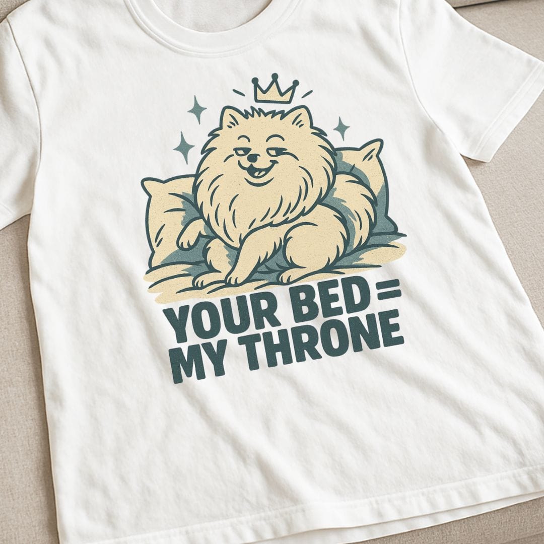 Pomeranian Throne T-Shirt