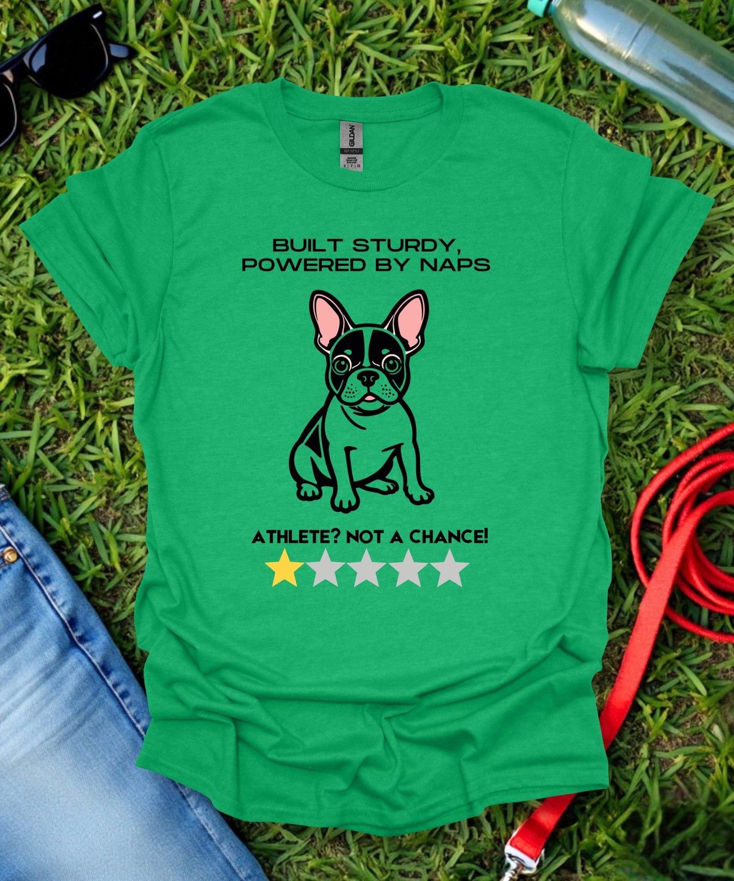 One Star French Bulldog Review T-Shirt