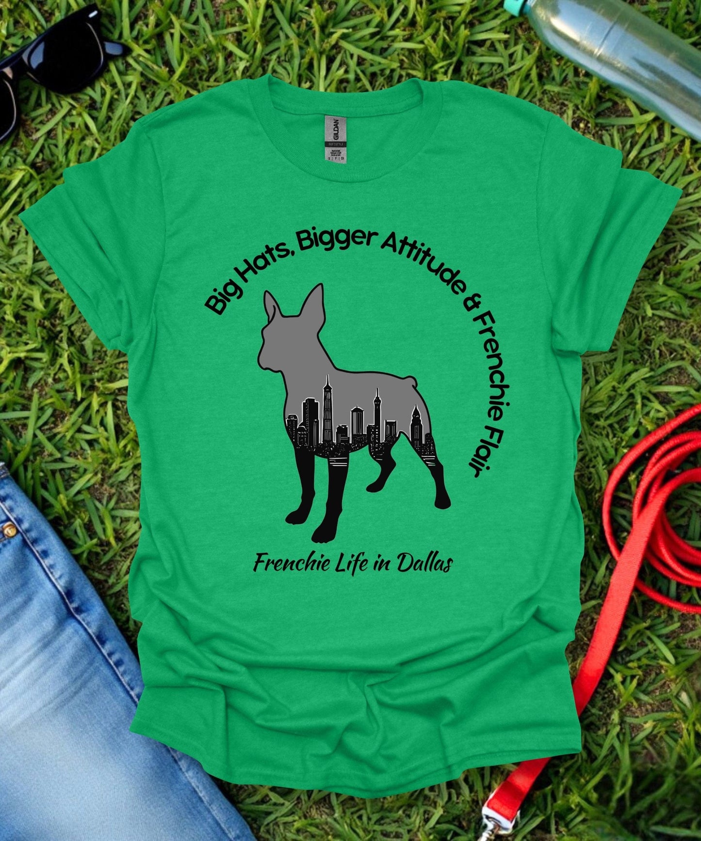 Frenchie in Dallas T-Shirt