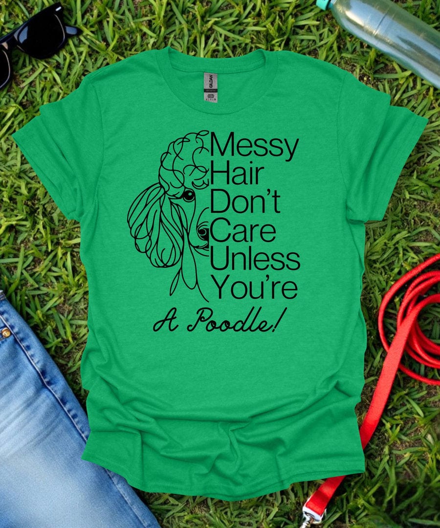 Messy Hair Poodle T-Shirt