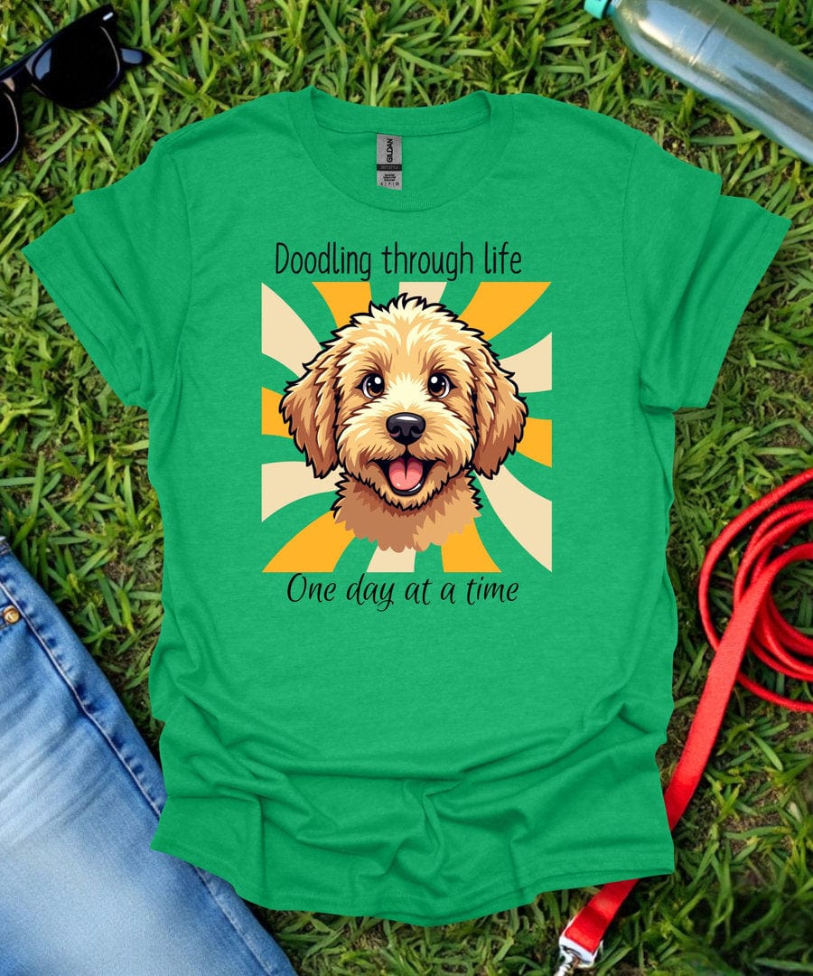 Doodling Through Life Goldendoodle T-Shirt