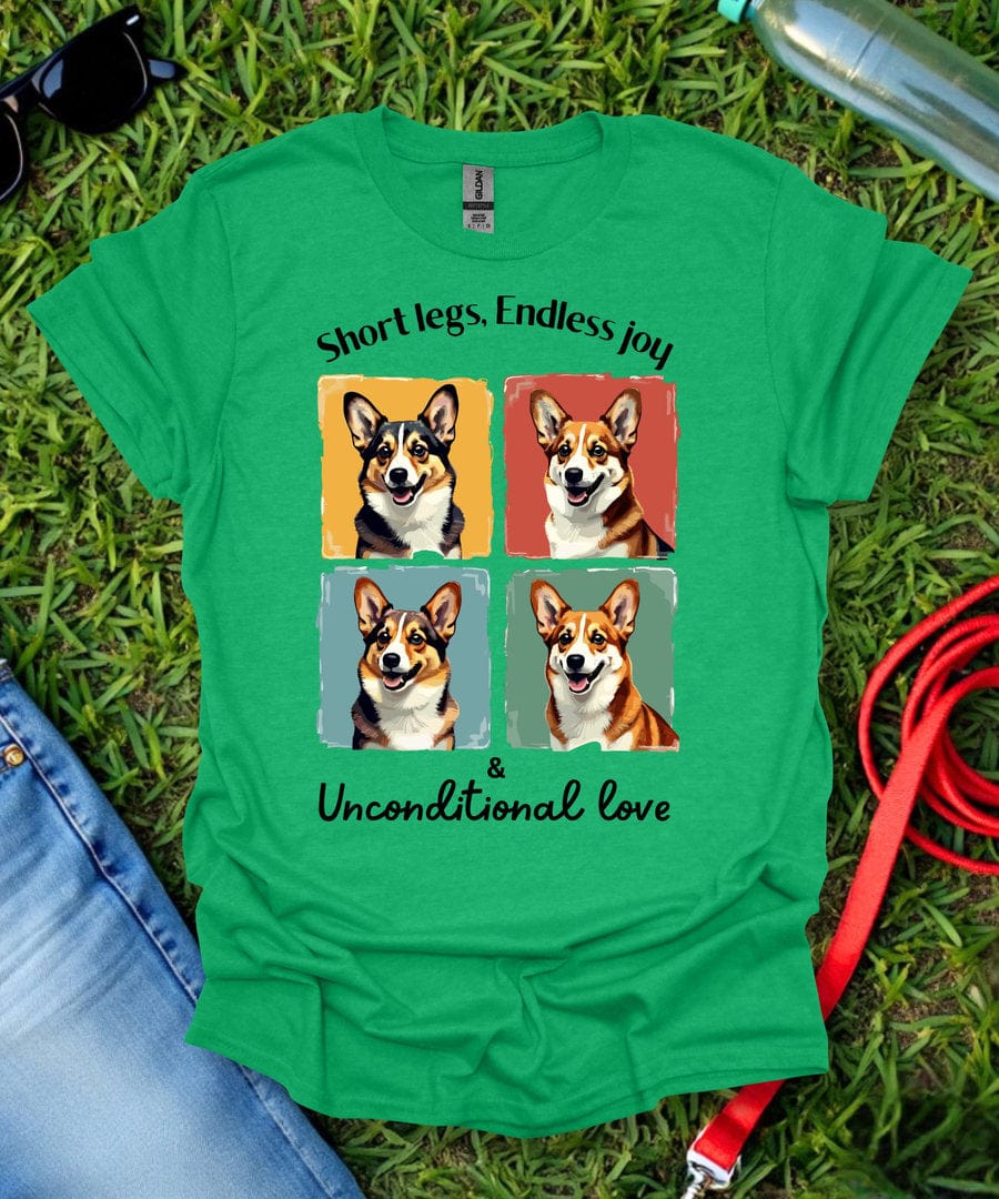 Short Legs, Endless Joy Corgi T-Shirt