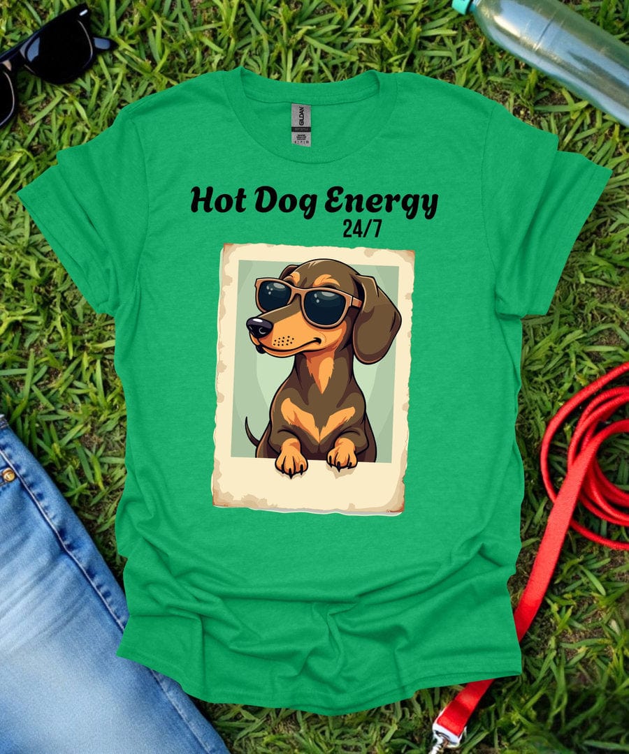 Hot Dog Energy Dachshund T-Shirt