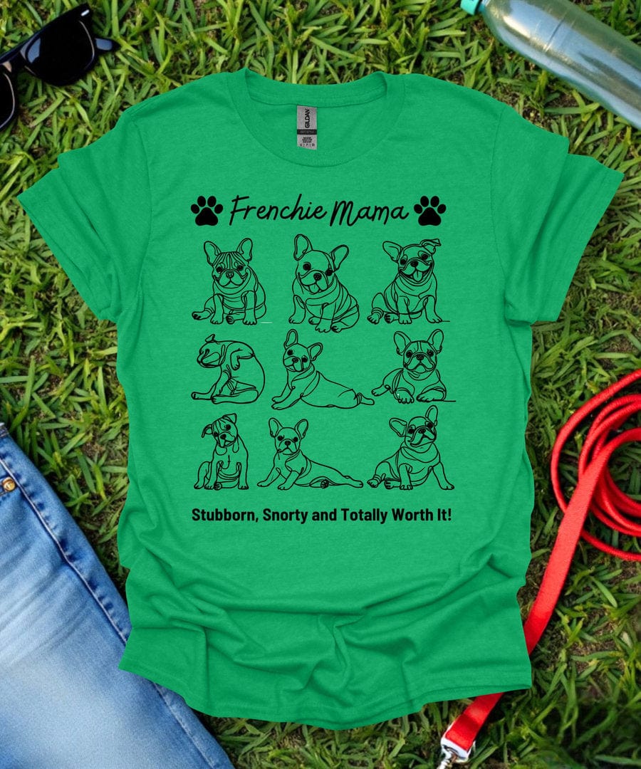 Frenchie Mama Grid T-Shirt
