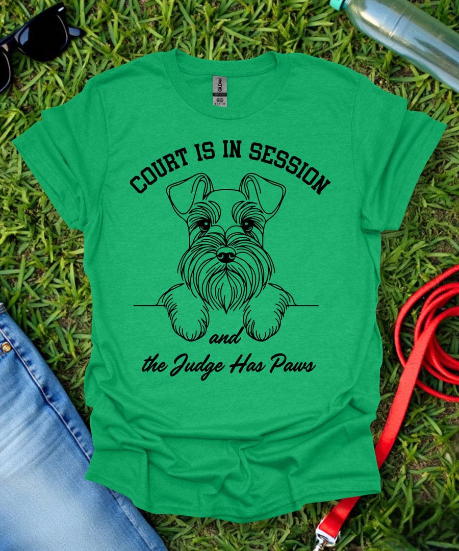 Court Is In Session Schnauzer T-Shirt