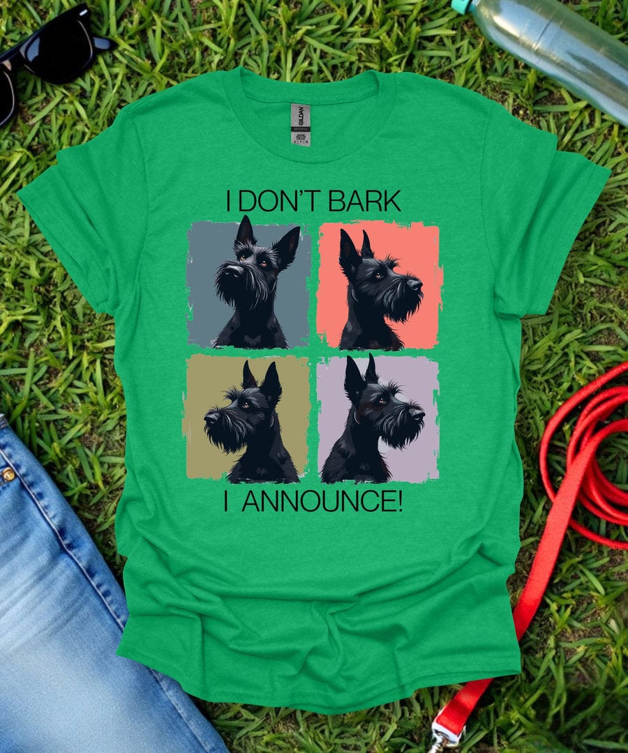 I Don't Bark Scottish Terrier T-Shirt