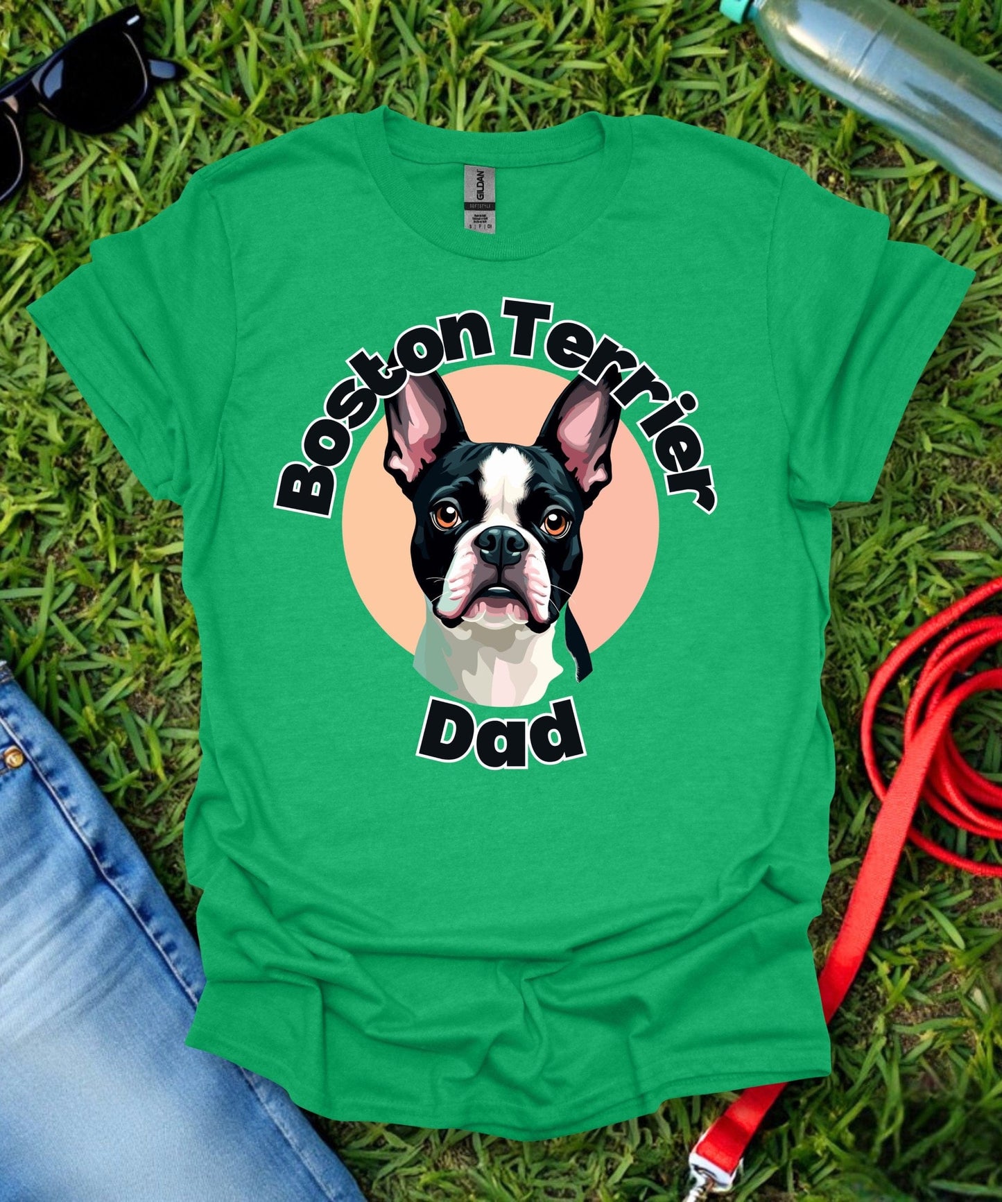 Boston Terrier Dad T-Shirt