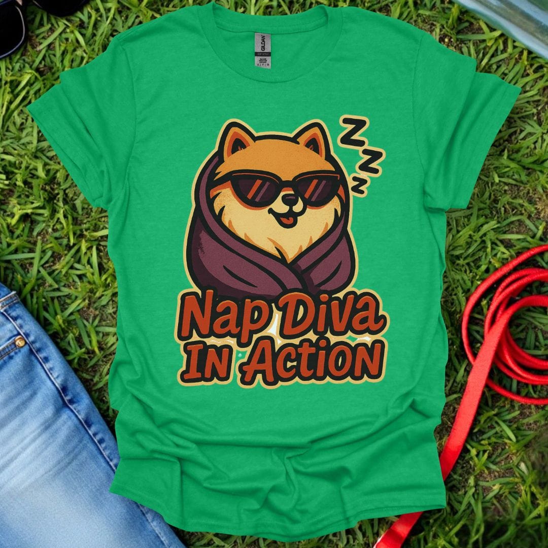 Pomeranian Nap Diva T-Shirt