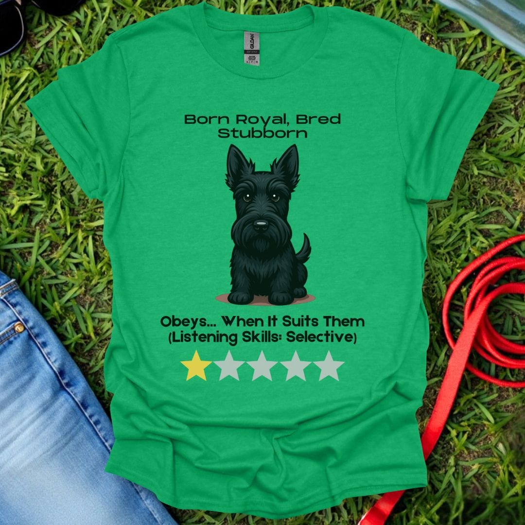 One Star Scottish Terrier Review T-Shirt
