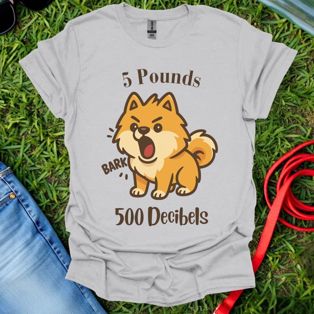Pomeranian Decibels T-Shirt