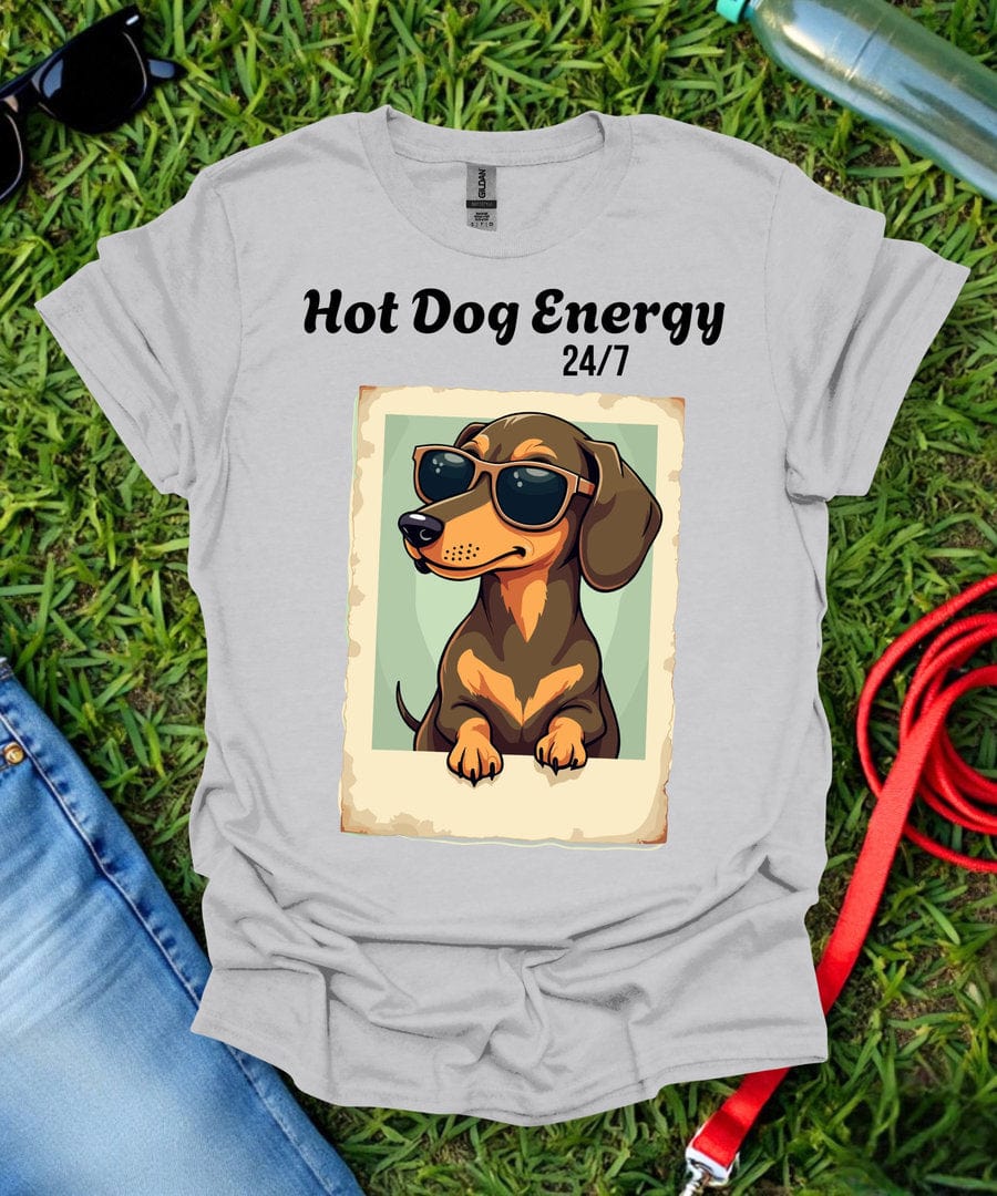 Hot Dog Energy Dachshund T-Shirt