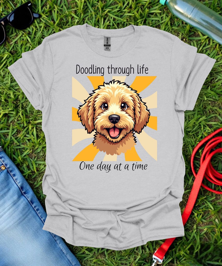 Doodling Through Life Goldendoodle T-Shirt