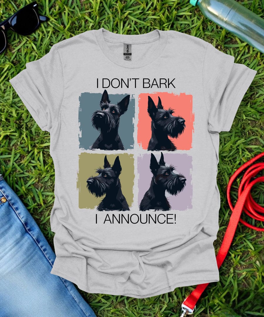 I Don't Bark Scottish Terrier T-Shirt