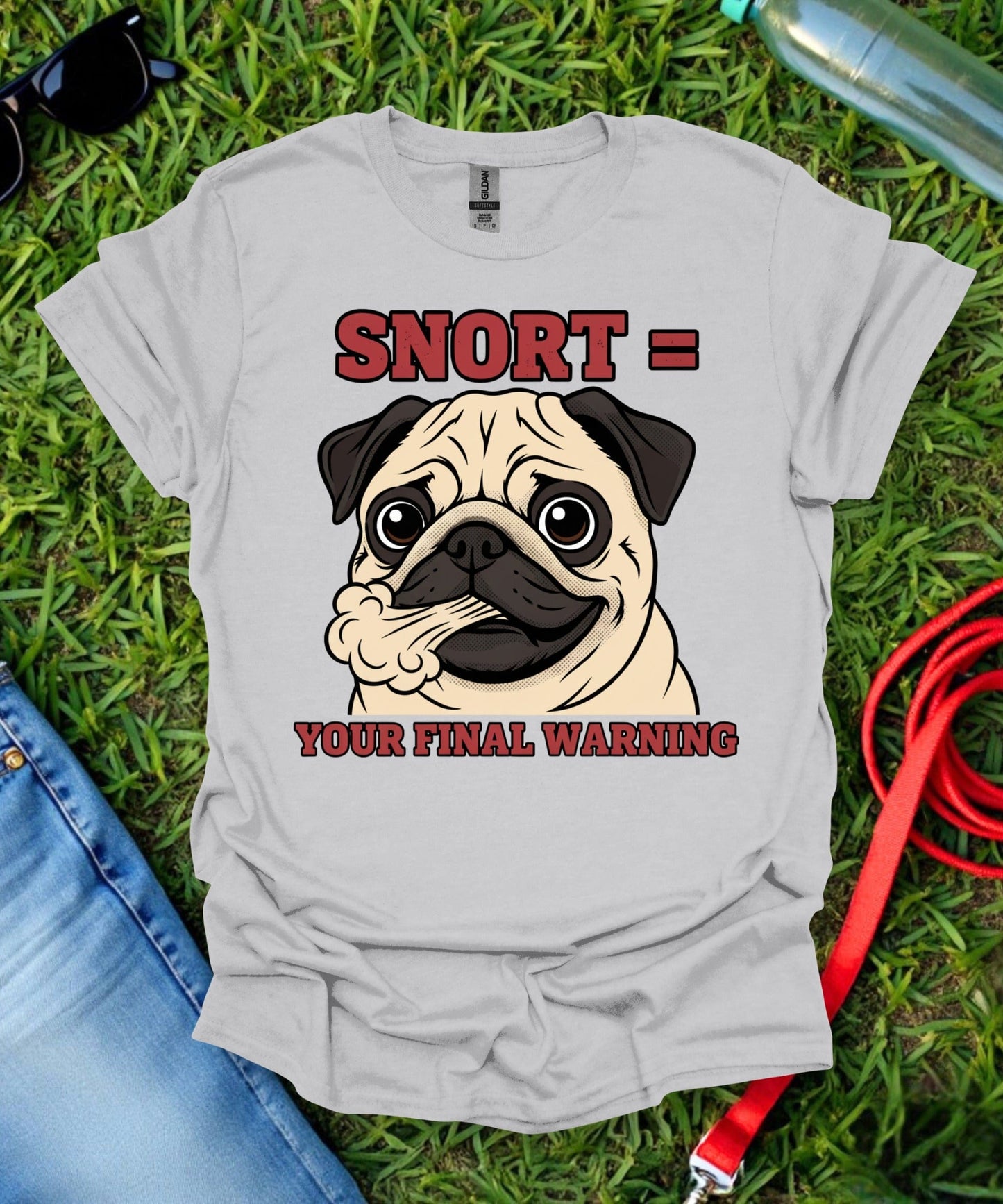 Pug Warning T-Shirt