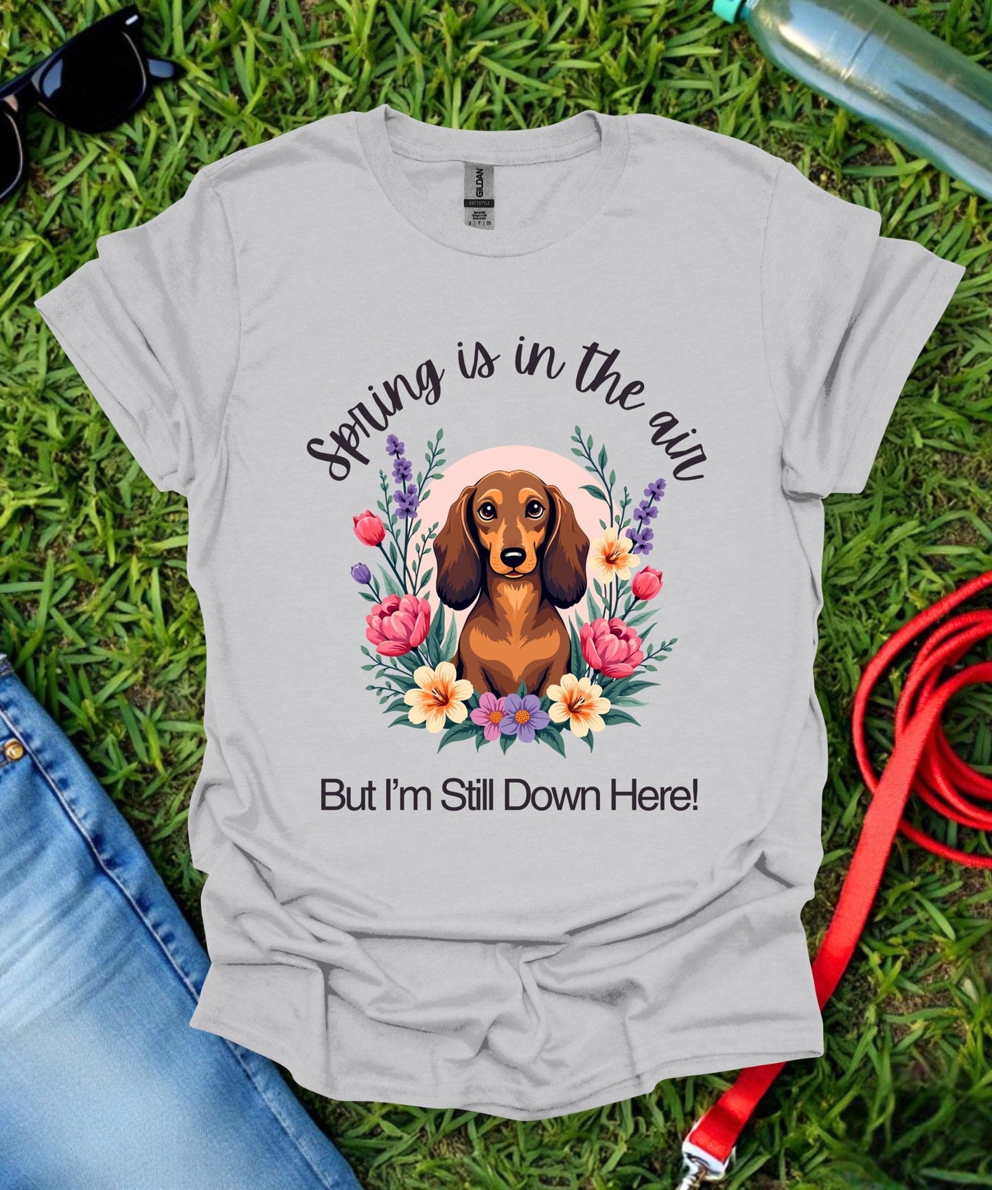 Dachshund (Long haired) Springtime T-Shirt