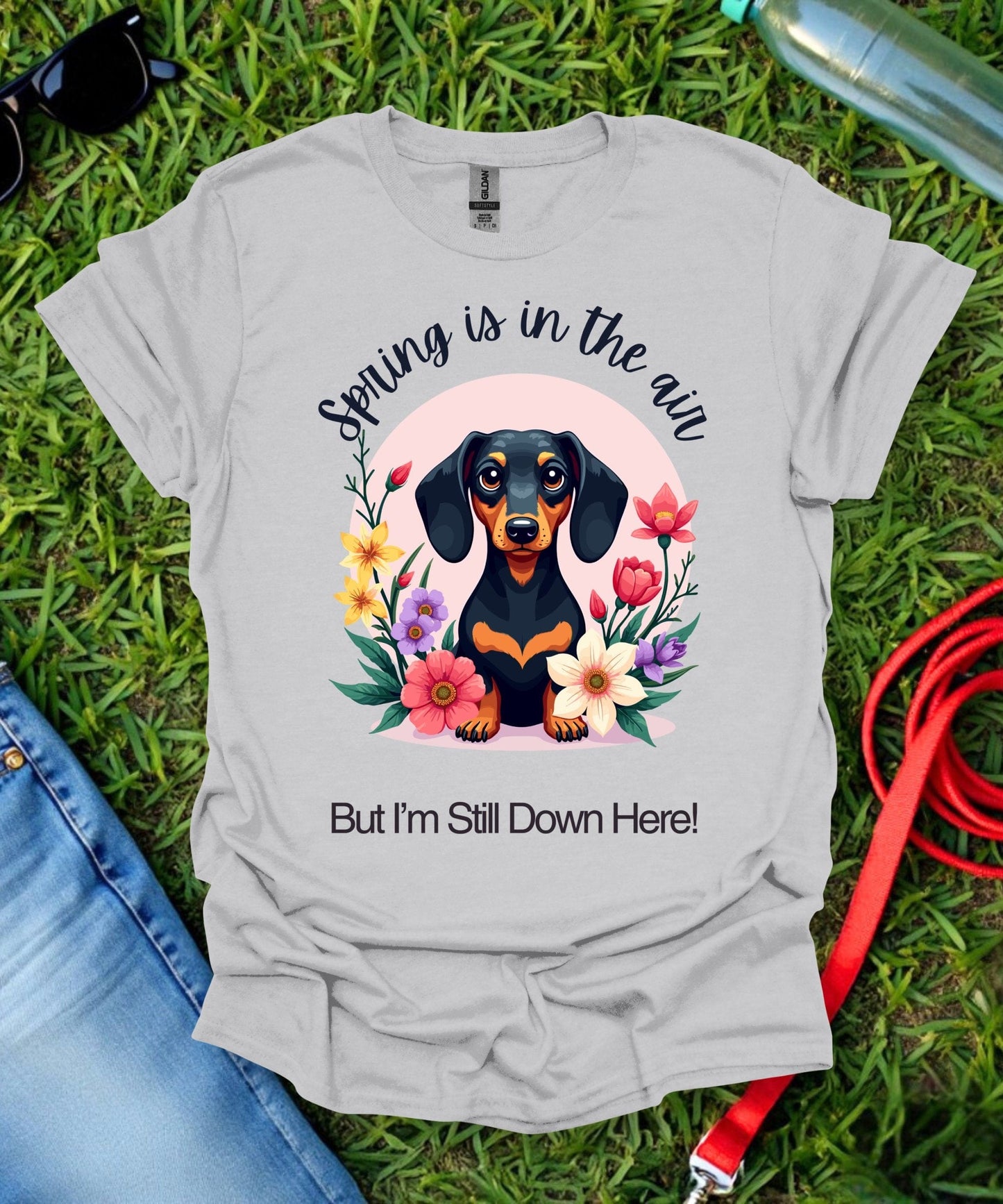 Dachshund (Short haired) Springtime T-Shirt
