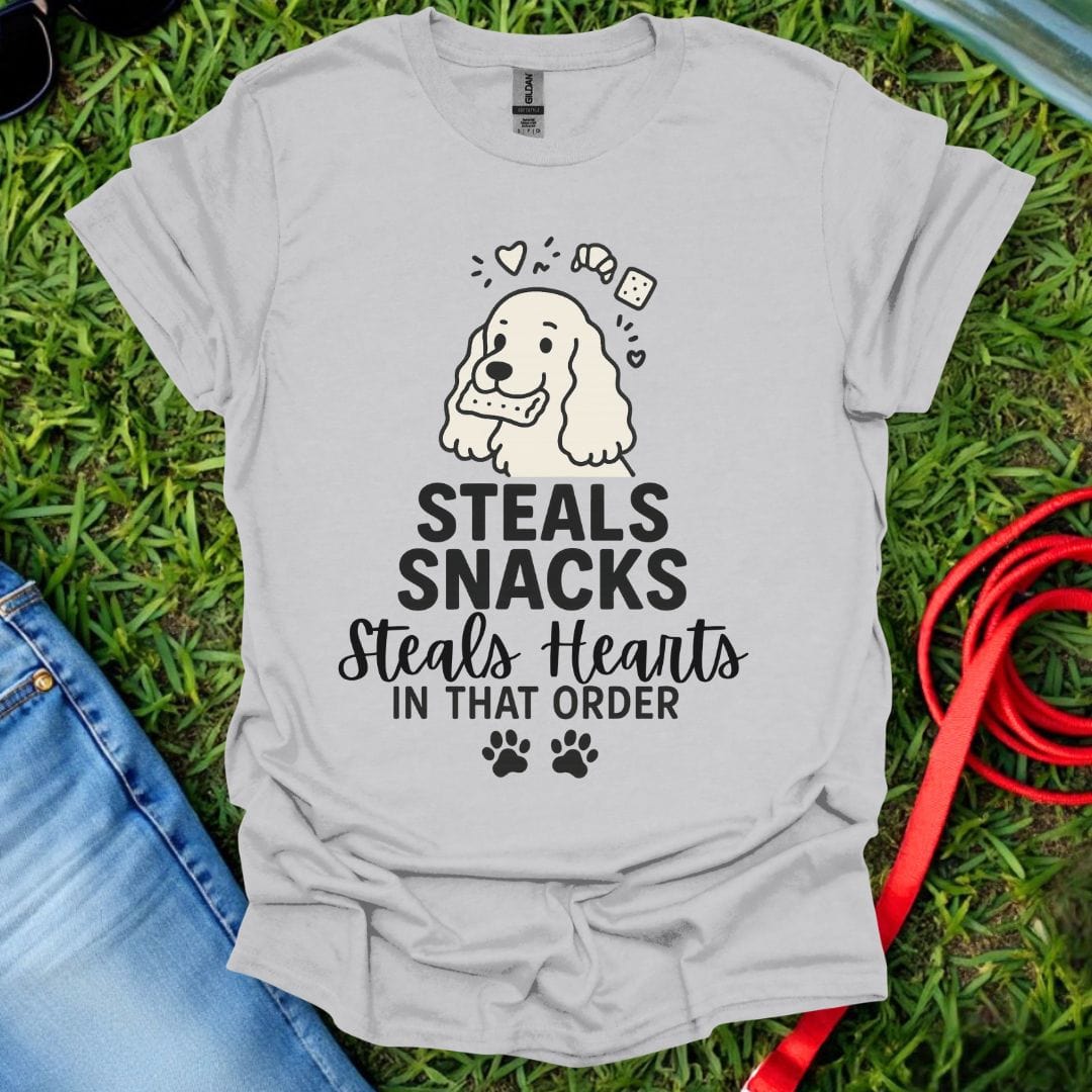 Cocker Steals Snacks T-Shirt