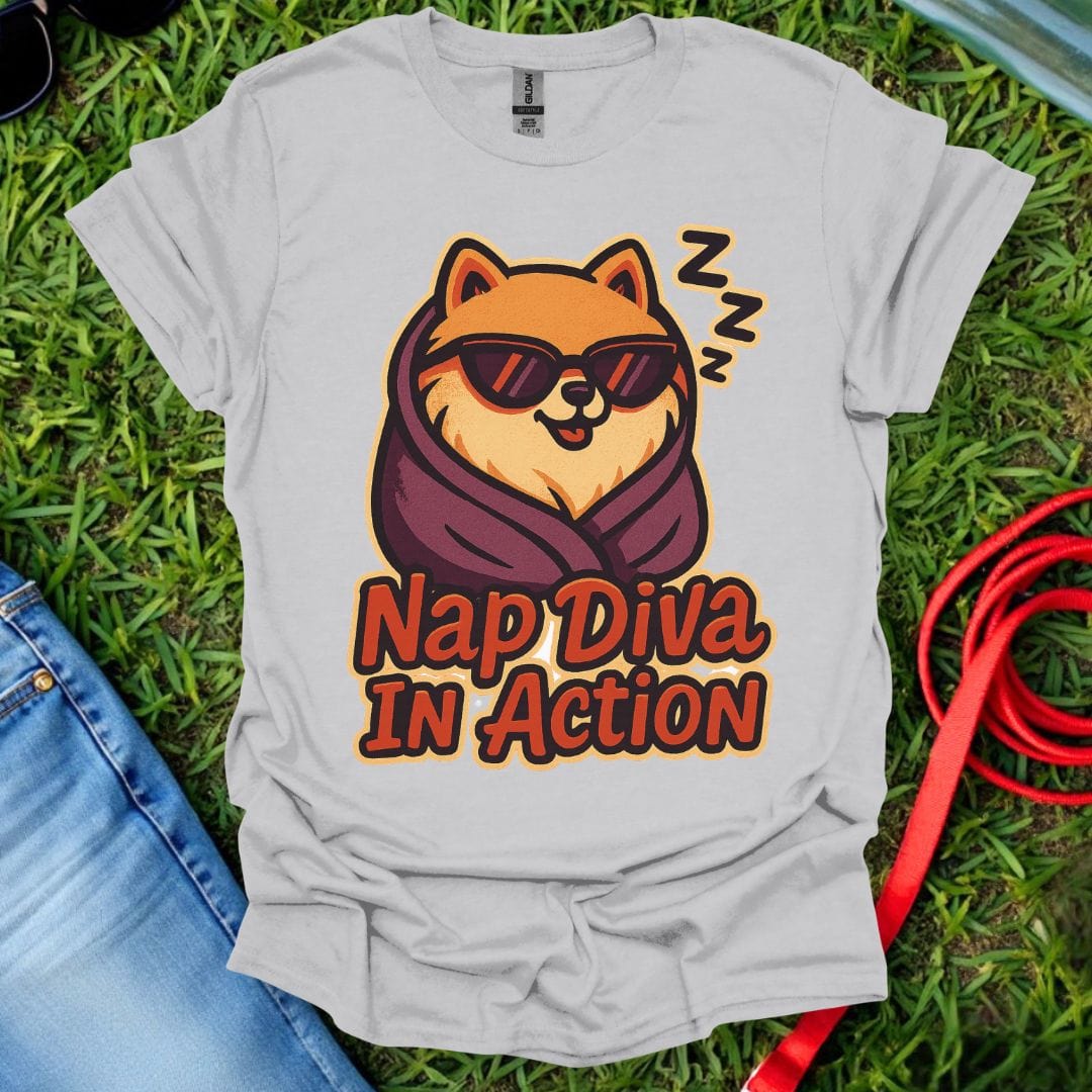 Pomeranian Nap Diva T-Shirt