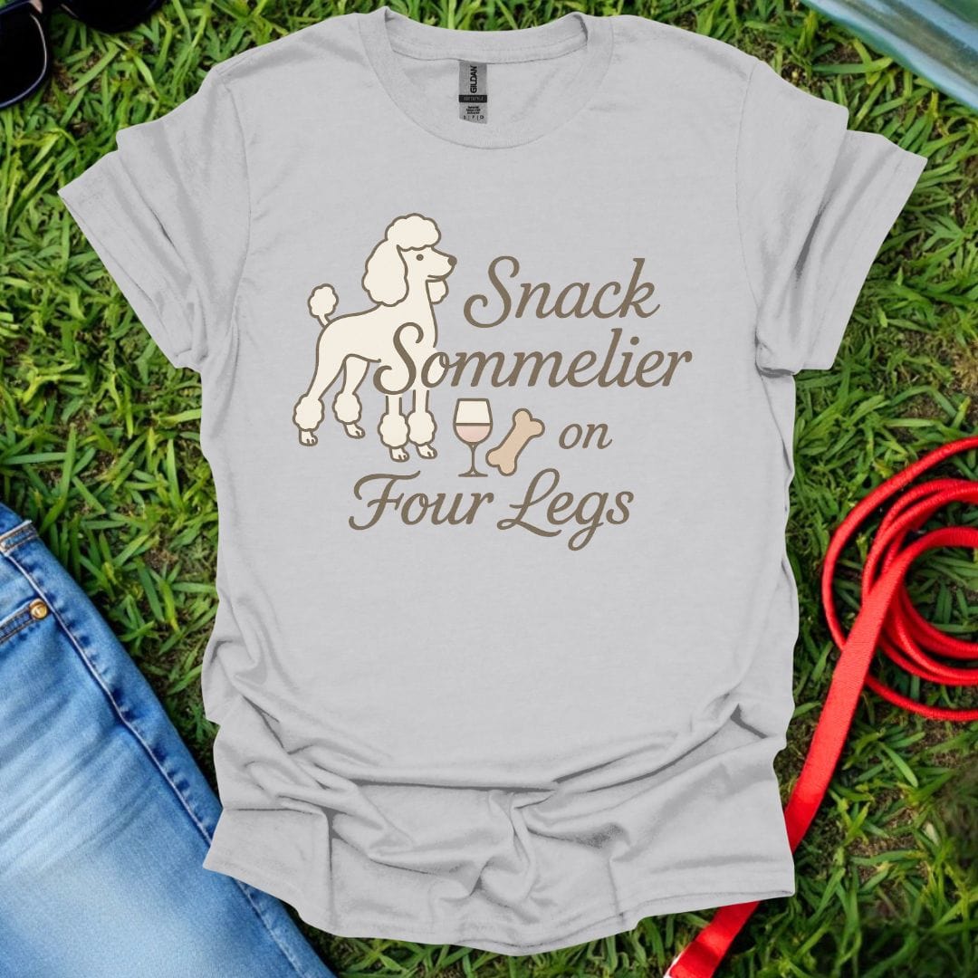 Poodle Snack Sommelier T-Shirt