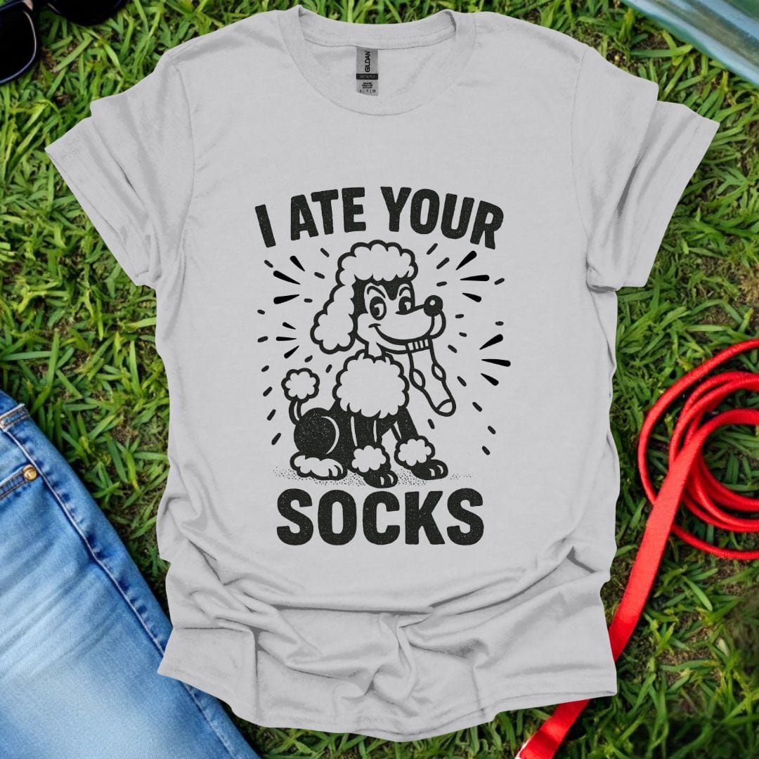 Poodle Ate Socks T-Shirt