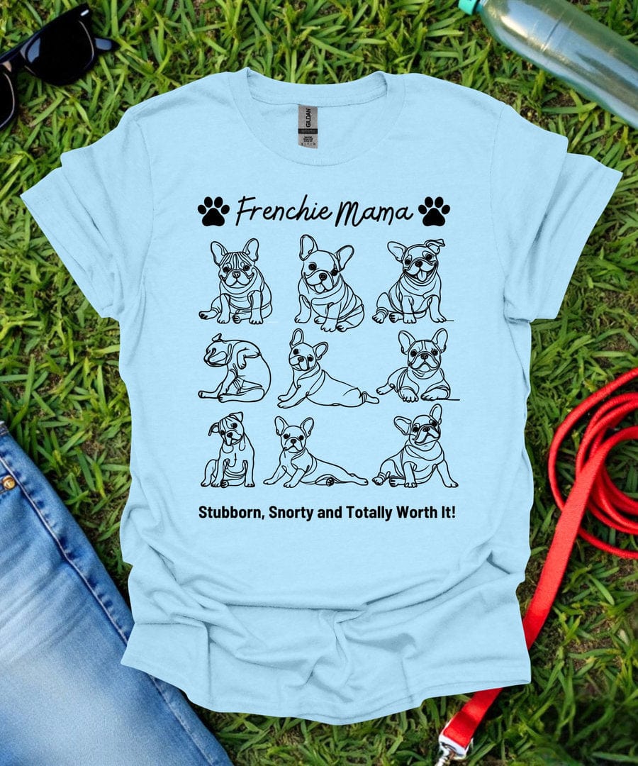 Frenchie Mama Grid T-Shirt