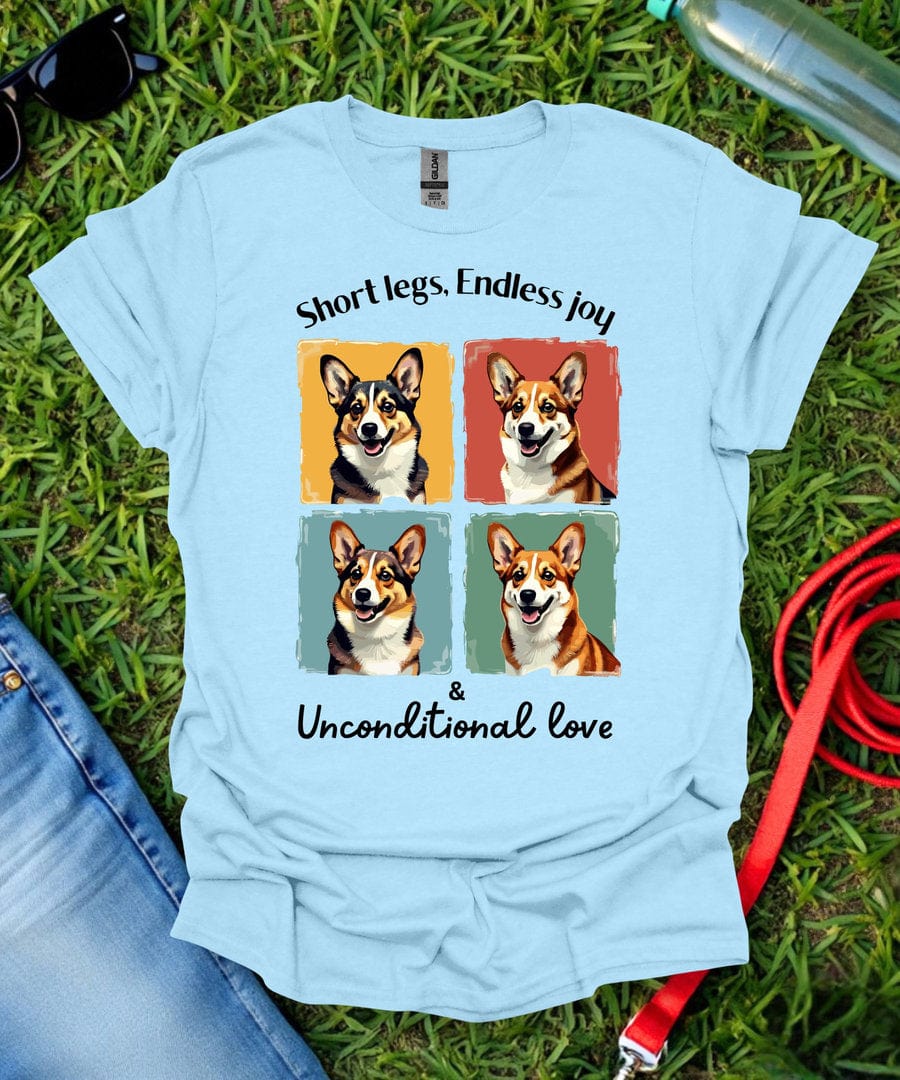Short Legs, Endless Joy Corgi T-Shirt