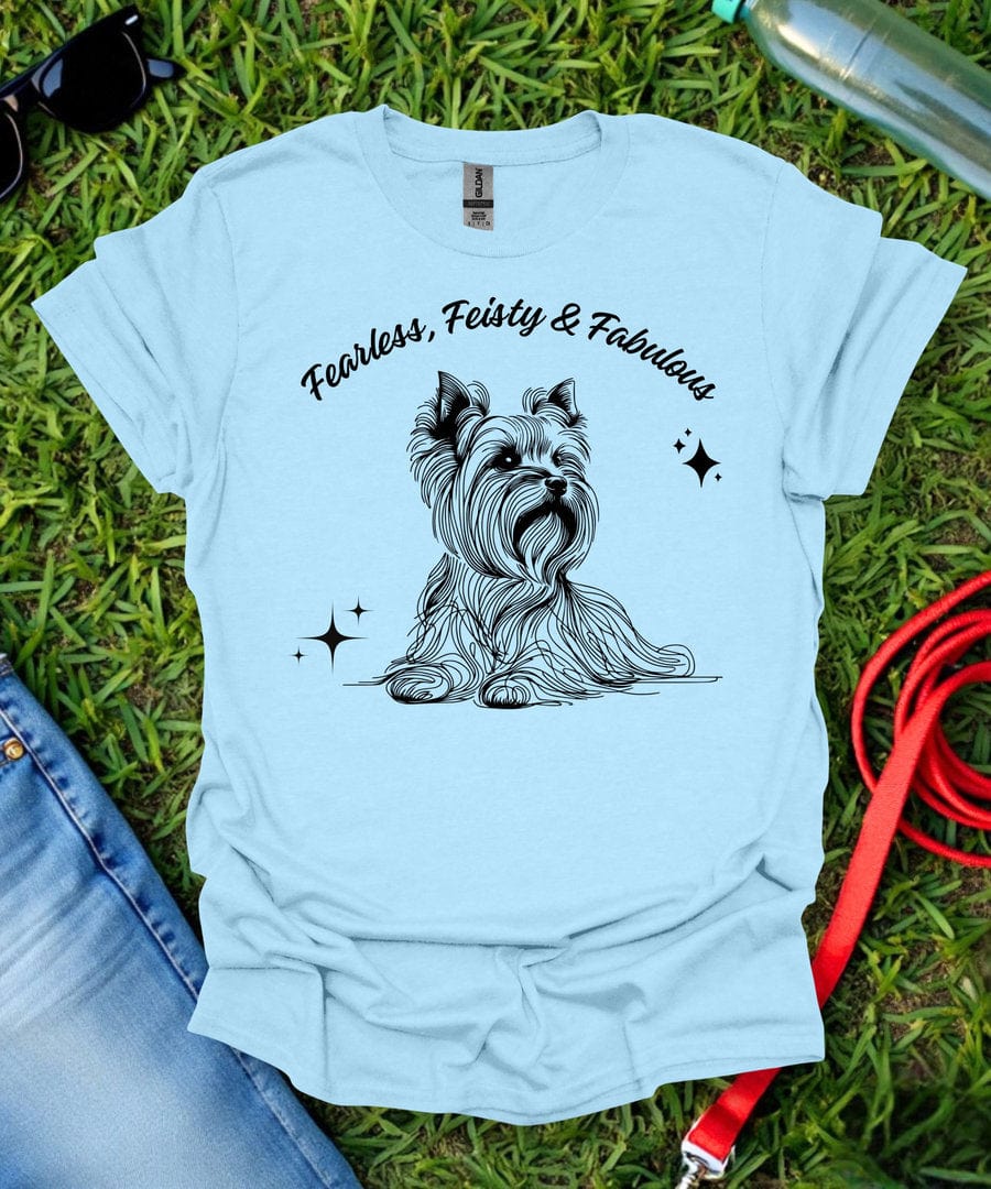 Fearless, Feisty & Fabulous Yorkie T-Shirt