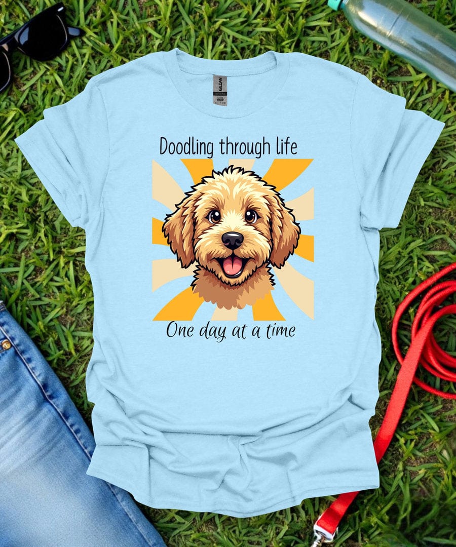 Doodling Through Life Goldendoodle T-Shirt