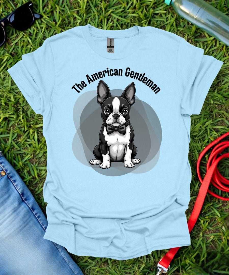 American Gentleman Boston Terrier T-Shirt